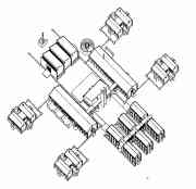 pict 42 * 42. Swiss Mission Agricultural School - Chicumbane - Mozambique axonometric * 984 x 955 * (30KB)